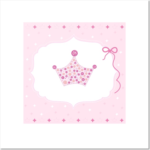 Crown with diamonds Wall Art by GULSENGUNEL